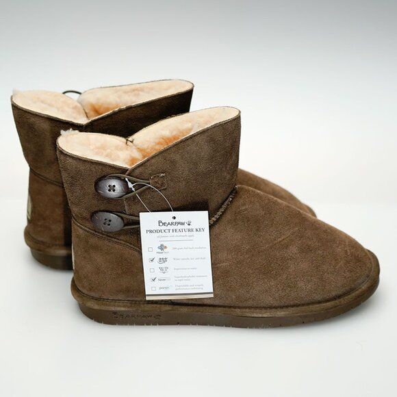 NIB Bearpaw Rosy Wide Boot (color Earth 239) - Picture 2 of 6